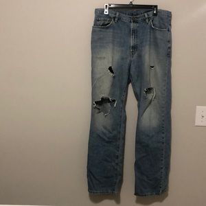 Polo Ralph Lauren ripped jeans